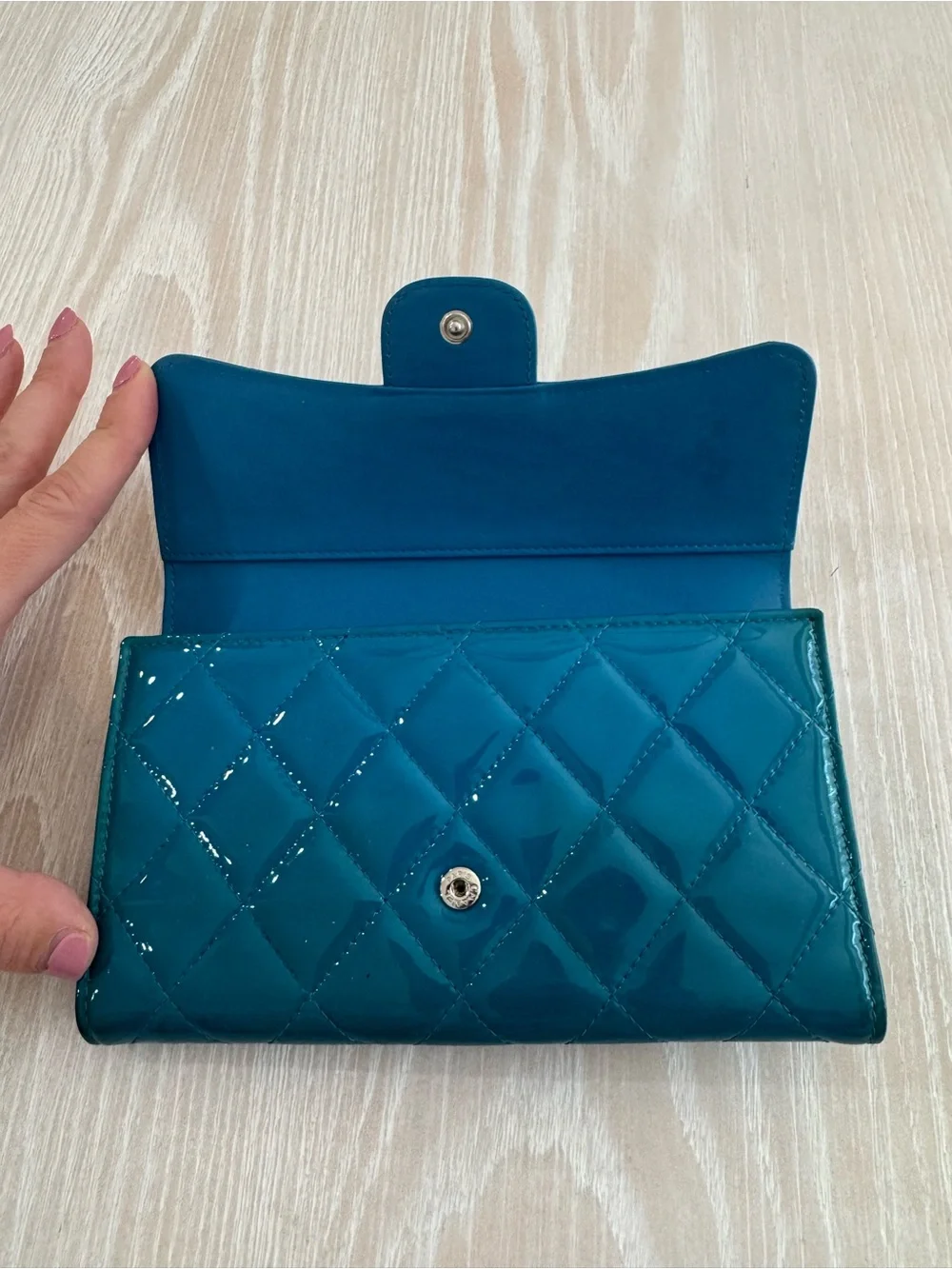 Chanel Patent Leather L Flap Wallet - Picture 8 of 12